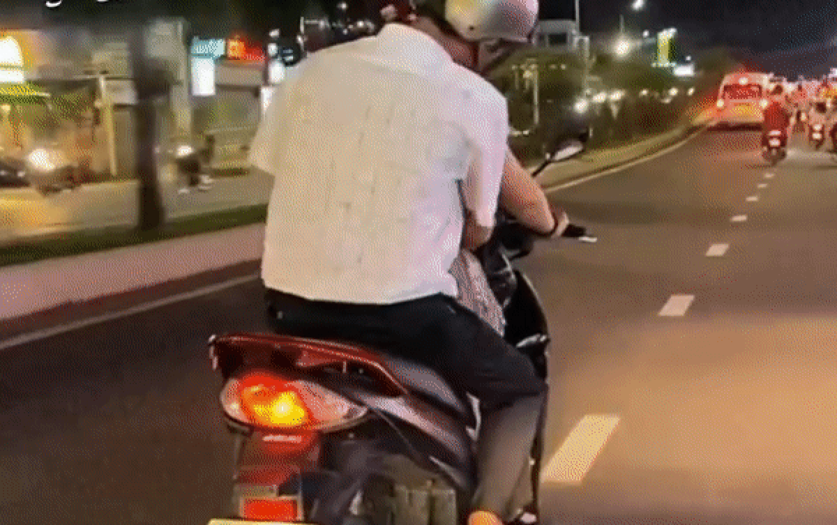 Nhậu say được vợ chở về, chồng có hành động đáng yêu khiến dân tình thích thú Ảnh 2