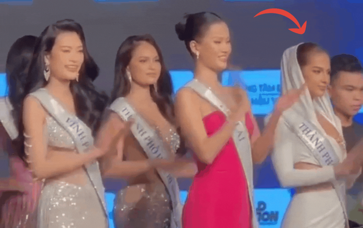 Emma Lê lọt thỏm giữa dàn thí sinh Miss Universe VN, lép vế khi đứng kề Hương Ly Ảnh 2