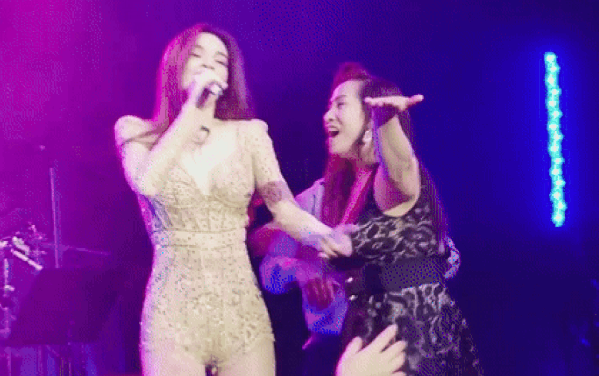 Hồ Ngọc Hà từng bị cưỡng hôn trên sân khấu, phản ứng ra sao? Ảnh 2