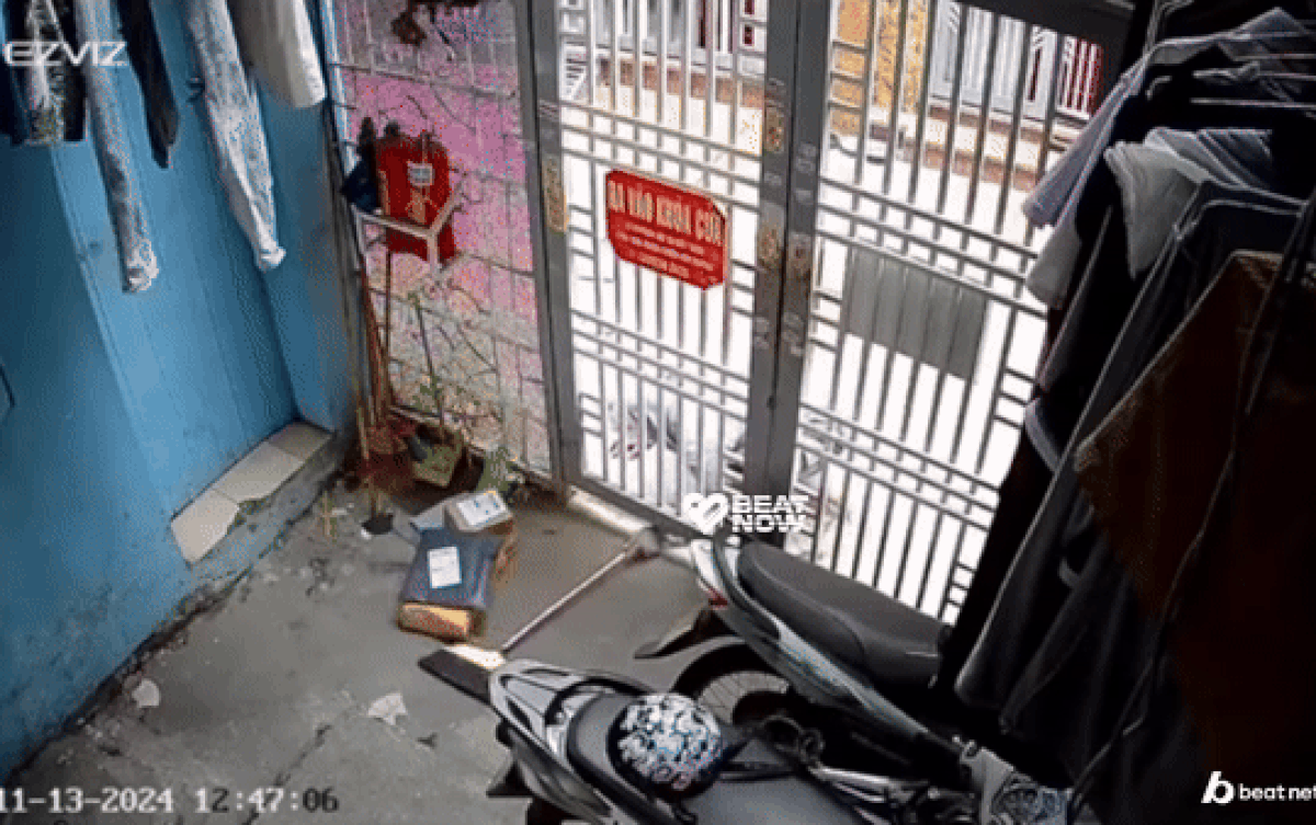 Shipper bỏ hàng vào sân nhưng về nhà không thấy, cô gái check camera và cái kết Ảnh 2