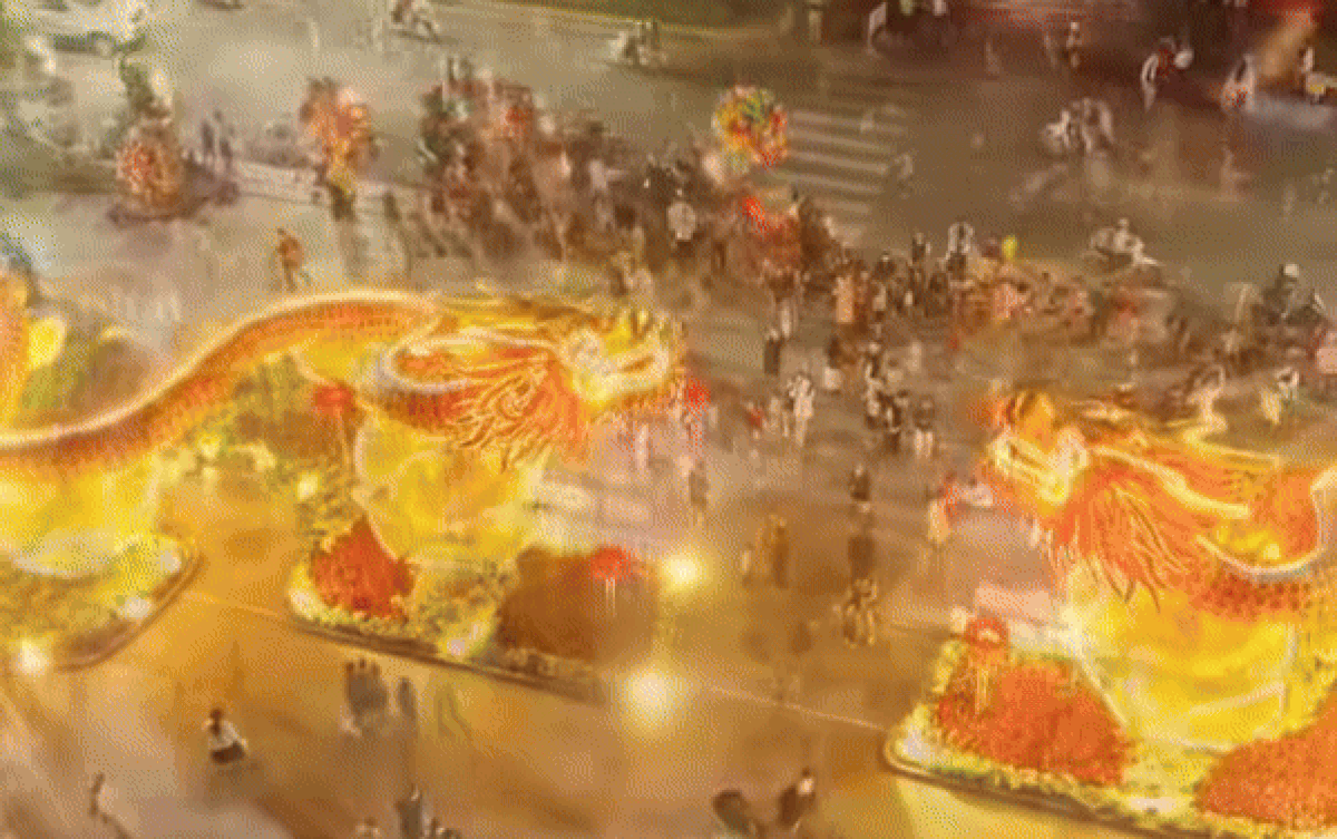 Chiêm ngưỡng vẻ đẹp hùng tráng của cặp 'song long' tại TP Huế khi lên đèn Ảnh 2