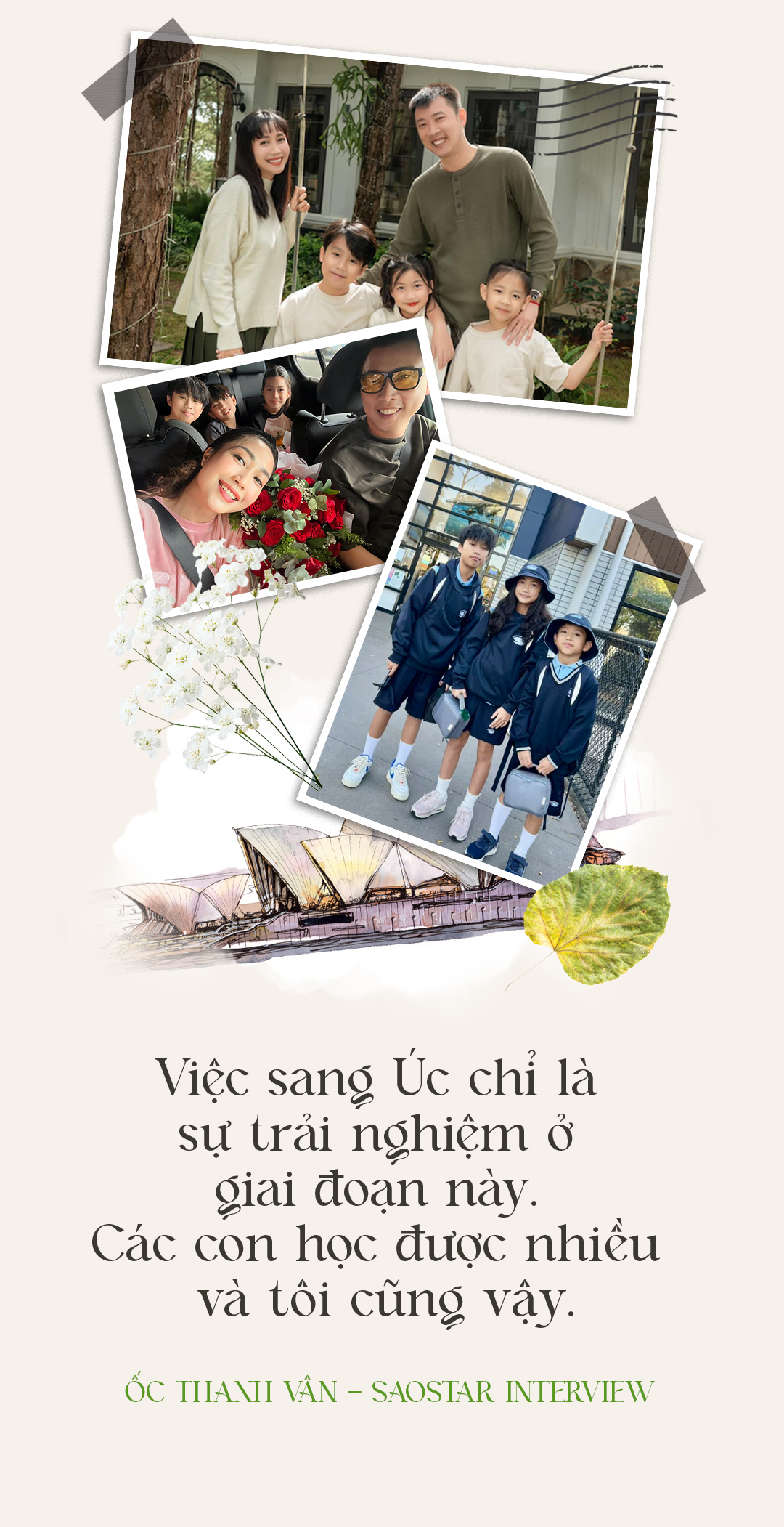 Ốc Thanh Vân: 'Sang Úc là trải nghiệm, mọi thứ của tôi vẫn ở Việt Nam, từ gia đình đến công việc' Ảnh 2