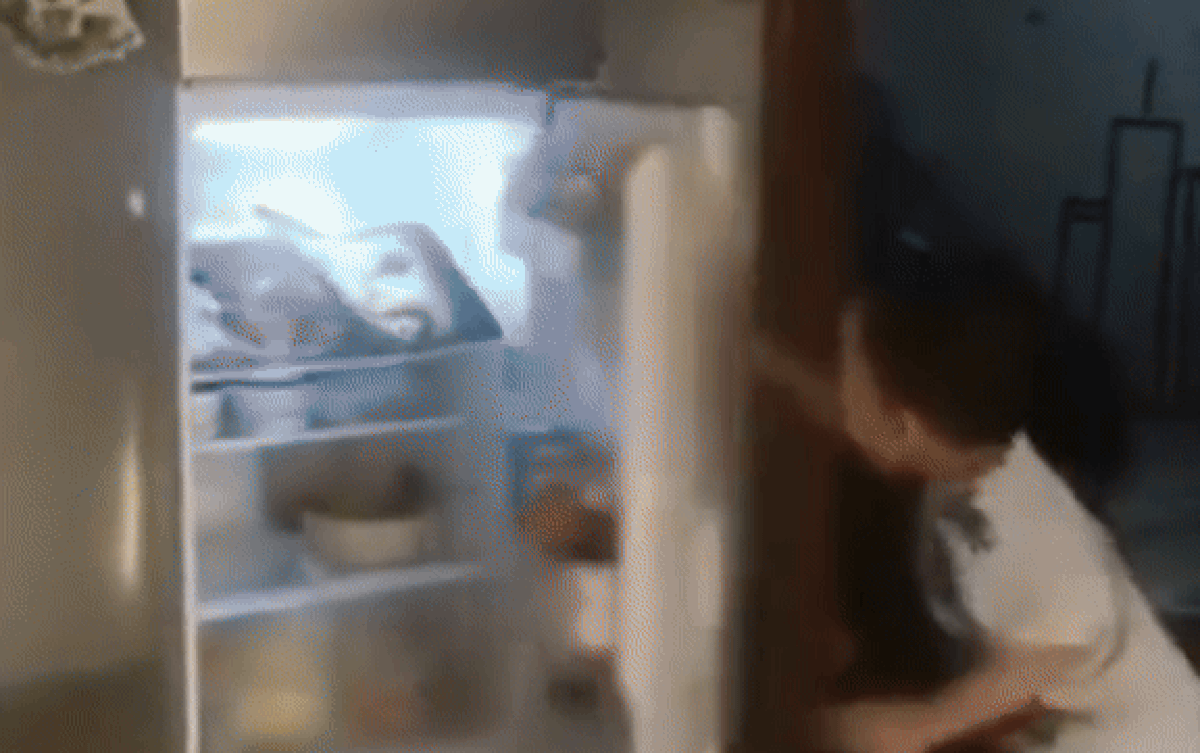 Bé trai vừa mở tủ lạnh liền bỏ chạy tán loạn, dân tình cười ngất khi biết lý do Ảnh 2