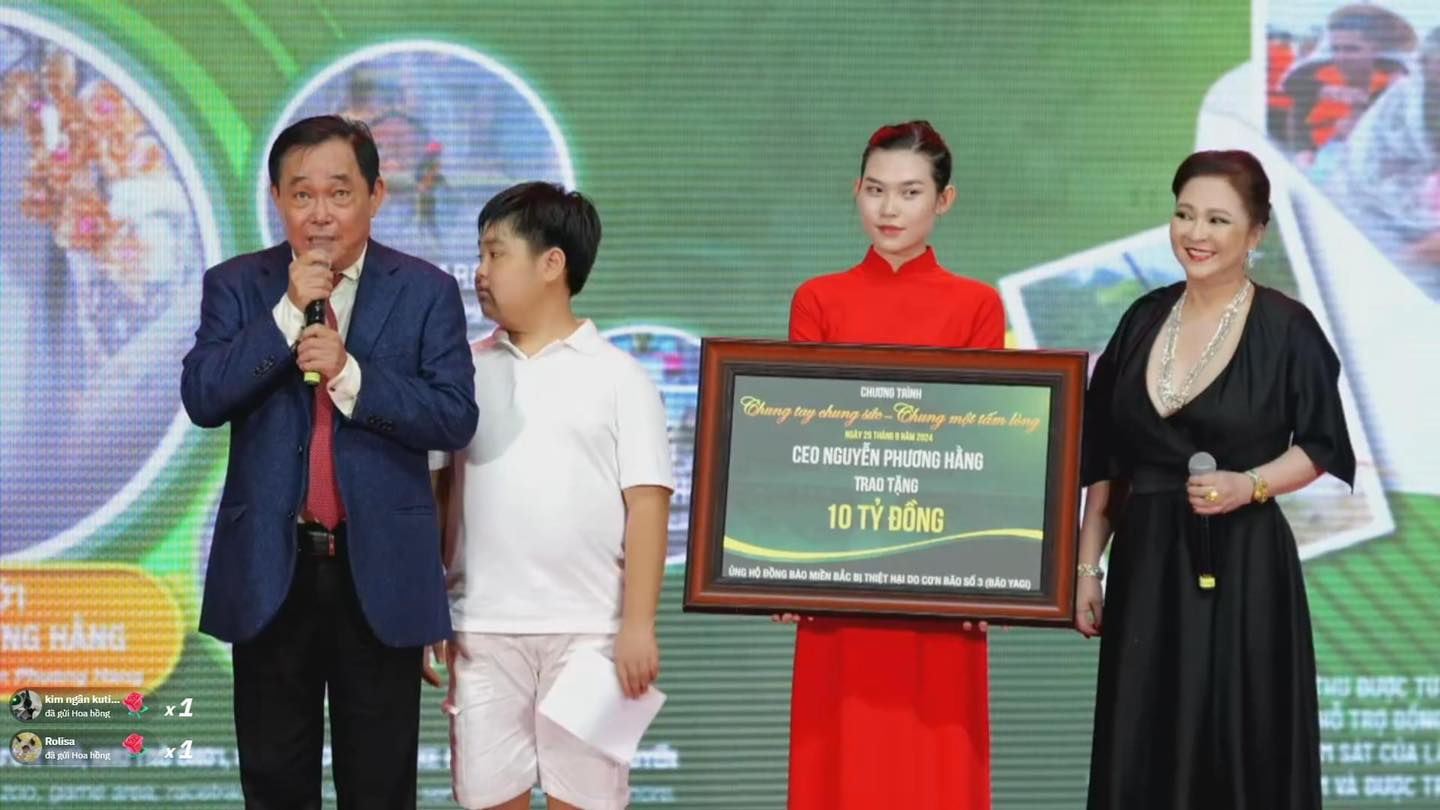 Nguồn gốc số tiền con trai bà Nguyễn Phương Hằng ủng hộ từ thiện -  Saostar.vn