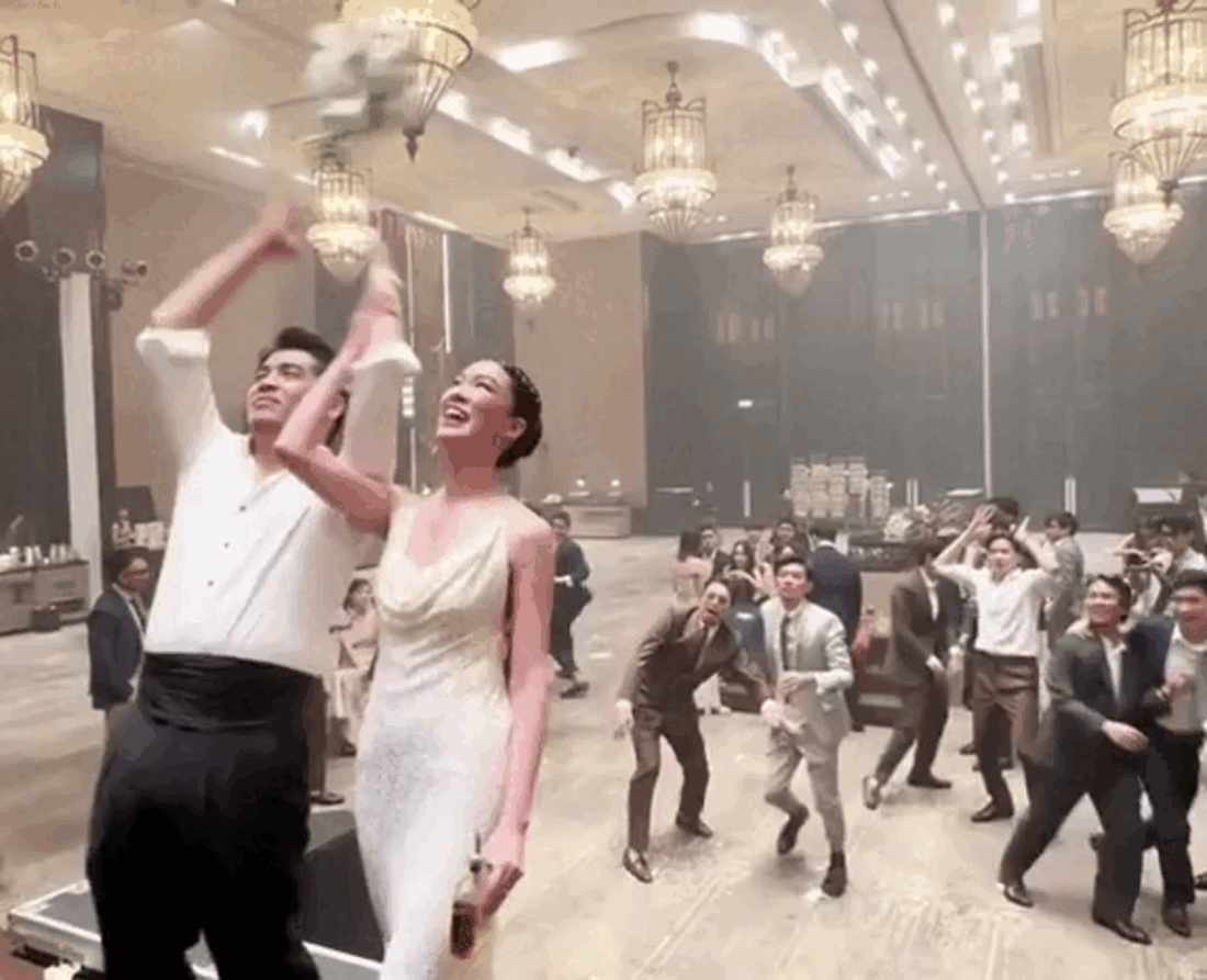 Bùng nổ tranh cãi về clip cô dâu tung hoa cưới nhưng bị hội bạn phá tung tóe Ảnh 2