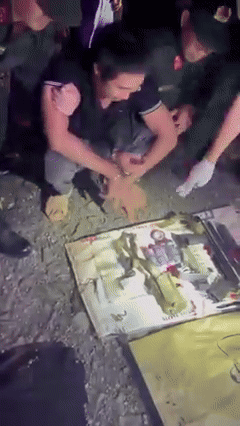 Lê Sỹ Tùng khai về hung khí. Ảnh cắt từ clip/Nguồn: VnExpress