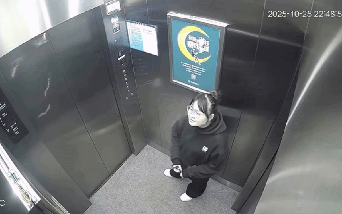 Cô gái thất thần sau sự cố