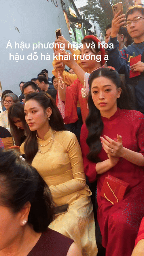 Những hình ảnh này nhanh chóng lan truyền trên mạng xã hội, phần nào cho thấy mối quan hệ của Đỗ Thị Hà và Phương Nga vẫn bình thường.