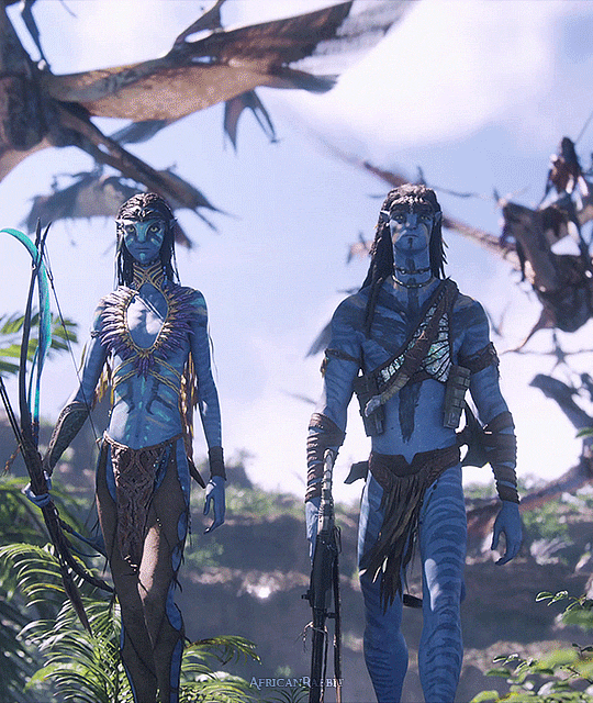 Nhân vật Na’vi và phân cảnh chiến đấu trong Avatar 3, cho thấy thế giới điện ảnh đặc trưng và giàu tính sử thi của thương hiệu Avatar