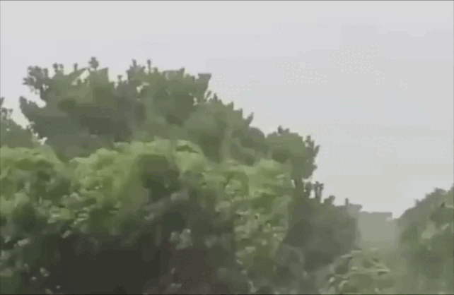 Gió mạnh tại nhiều nơi. Ảnh: Báo Tiền Phong