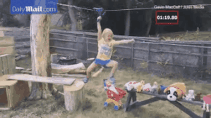 Mãn nhãn với clip vượt thử thách của Nữ chiến binh Ninja 5 tuổi