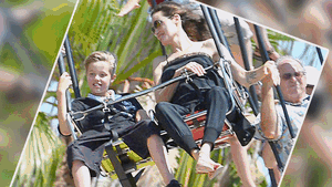 Mừng sinh nhật cặp sinh đôi Knox - Vivienne 9 tuổi, Angelina Jolie cùng các con 'quậy tung' khu vui chơi