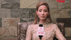 Hoàng Thùy nghẹn ngào bật khóc khi được hỏi có thất vọng với quyết định của HLV Lukkade?