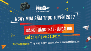 Muốn săn hàng hiệu giá rẻ thì đừng bỏ lỡ Online Friday 2017