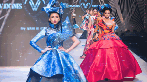 Võ Hoàng Yến dù gặp sự cố vẫn 'quét sạch sàn diễn' đêm đầu Tuần lễ Thời trang thu đông