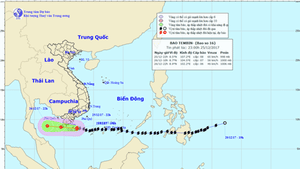 Bão Tembin giảm cấp suy yếu thành áp thấp nhiệt đới, mưa lớn trên diện rộng