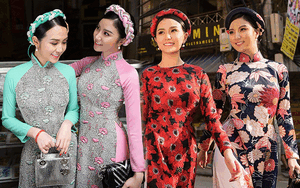 Đôi bạn thân 20 năm tại V-biz Hạnh Sino - Hương Baby ‘đọ sắc’ một chín một mười với áo dài