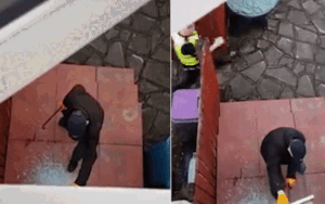 CLIP: Cả gan ‘hành nghề’ giữa ban ngày, tên trộm bị cảnh sát ‘dập’ cho tơi tả