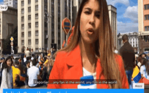 Nữ phóng viên World Cup bị sàm sỡ ngực ngay trên sóng truyền hình trực tiếp