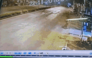 Hình ảnh cuối cùng của chiếc xe bồn chở xăng trước khi bốc cháy dữ dội ở Bình Phước