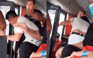 Clip: Giang hồ hành hung phụ xe, tài xế uất ức phản kháng lại 'Uất ức với bọn này lắm rồi, thách thằng nào lên xe đấy'