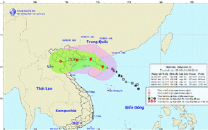 Bão số 3 giật cấp 12, có khả năng đổ bộ vào khu vực Quảng Ninh đến Hải Phòng