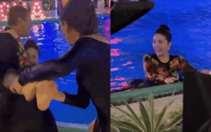 Bảo Thy bị ném xuống nước phũ phàng, chuyện gì đây?