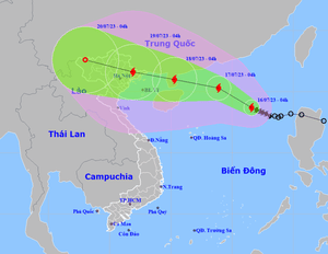 Cập nhật mới nhất cơn bão số 1, đang tăng cấp nhanh hướng về miền Bắc nước ta