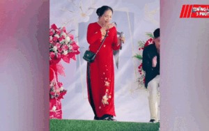 Lên phát biểu đám cưới, bác gái nói chỉ 4 từ mà cả hôn trường cười ngất