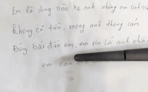 Vừa dứt lời khen bạn sinh viên có văn hóa sau khi đụng vào xe, tài xế liền phát hiện cảnh dở khóc dở cười