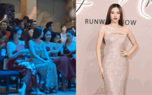 Hoa hậu Tiểu Vy hất tay một Á hậu trong sự kiện, chuyện gì xảy ra?