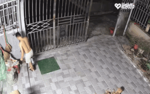 Nam thanh niên đang rửa chân bỗng ngã sõng soài, mẹ ở trong nhà hỏi câu khó trả lời