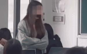 Nữ sinh viên ăn mì trong lớp bị nhắc nhở, thái độ với giảng viên gây bất bình