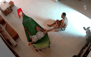 Chồng đưa võng cho vợ ngủ, diễn biến sau đó khiến ai cũng bật cười