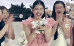 Nhan sắc của cô bạn thân thời đại học vừa bắt được hoa cưới của Hoa hậu Đỗ Thị Hà