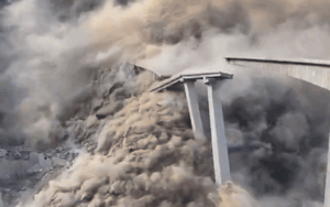 Cây cầu dài 758m bất ngờ đổ sập sau 10 tháng đưa vào sử dụng, dư luận bàng hoàng