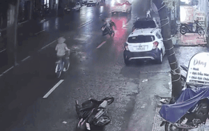 Clip: Thót tim cảnh người đàn ông ở Bắc Ninh 'tóm sống' tên trộm xe máy