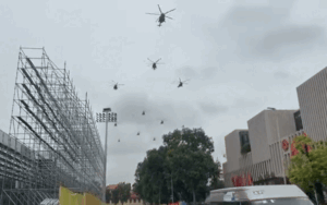 Khí thế hào hùng trên bầu trời Ba Đình trong buổi luyện tập mừng 80 năm Quốc khánh