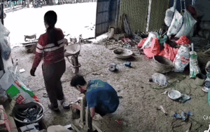 Chồng ôm đầu đau đớn khi đang làm việc cùng vợ, xem camera dân tình liền hiểu lý do