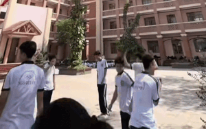 Giải cứu quả bóng mắc kẹt trên cây, nhóm nam sinh không ngờ được kết quả