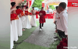 Clip: Dàn phù dâu 'có một không hai' gây sốt mạng xã hội