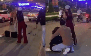 Kinh hoàng đánh ghen tại Lào Cai: Cậu con trai nhỏ chứng kiến mọi chuyện, 'tiểu tam' nằm bất động dưới đất