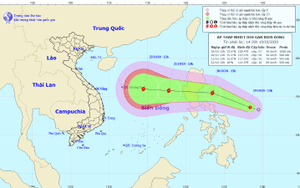 Xuất hiện áp thấp nhiệt đới mới gần Biển Đông, khả năng cao mạnh lên thành bão tiến vào các tỉnh miền Trung
