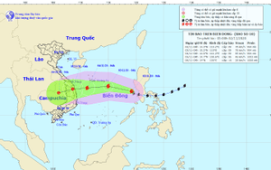 Siêu bão Goni vào Biển Đông trở thành cơn bão số 10