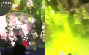 Clip: Khoảnh khắc đáng sợ khi quả bóng sinh nhật bốc cháy thiêu rụi quán bar X5 khiến 3 cô gái tử vong