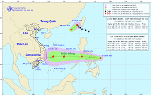 Áp thấp nhiệt đới có khả năng mạnh lên thành bão, Đà Nẵng đến Bình Thuận chủ động phòng tránh