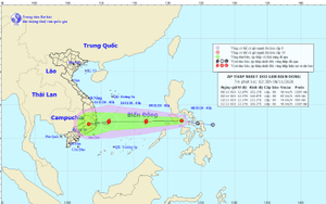 Áp thấp nhiệt đới mạnh lên thành bão, hướng vào Nam Trung Bộ