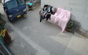 Clip: Bé trai bị xe tải nuốt chửng, cái kết khiến ai nấy thở phào