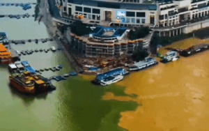 Du lịch Trùng Khánh: Nước sông hai màu giao nhau khiến hội mê săn ảnh thích thú vô cùng