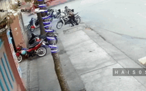 Nam thanh niên chạy trối chết khi đang bẻ khóa xe máy, xem lại camera ai nấy cũng hả hê